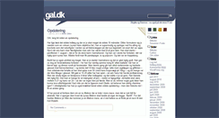 Desktop Screenshot of gal.dk